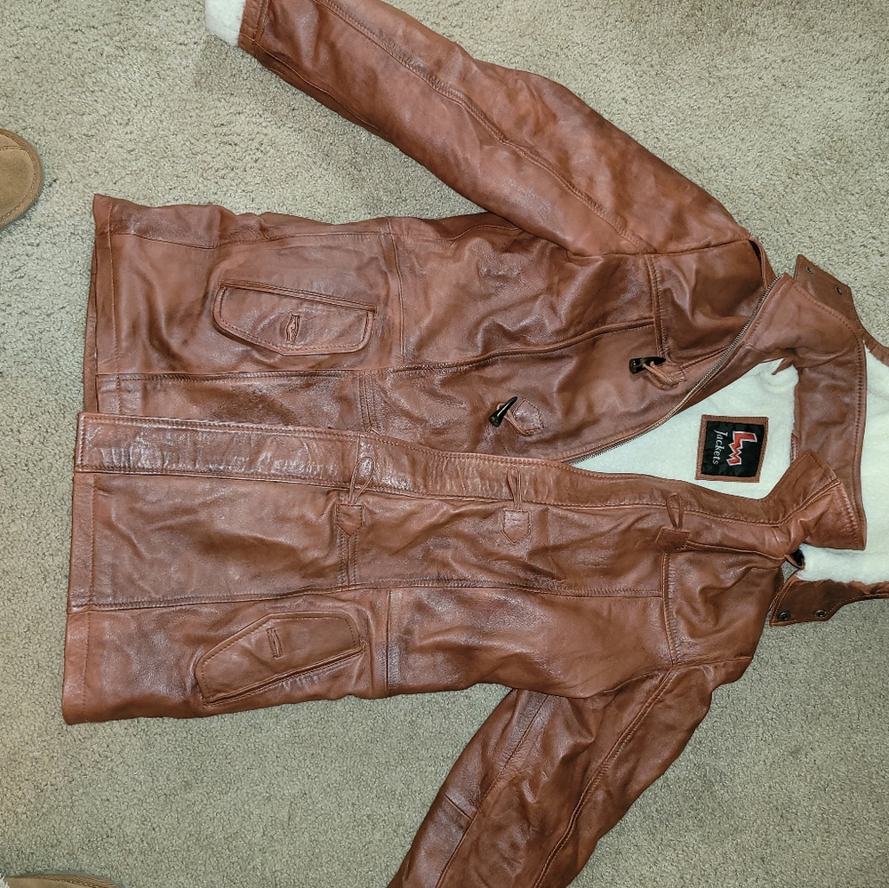 Mens leather jacket